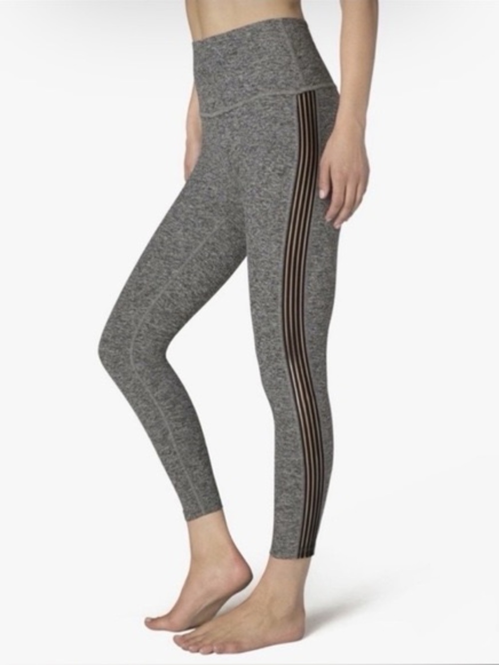 NWT Beyond Yoga Spacedye Sheer Illusion High Waisted Midi Leggings